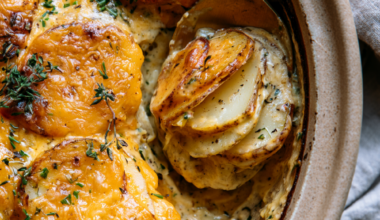 Crockpot Scalloped Potatoes -scooped