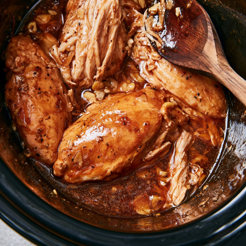Crockpot Shredded Chicken - Slow Cooker