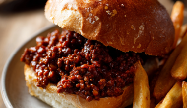 Crockpot Sloppy Joes -Sandwiches