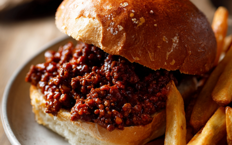 Crockpot Sloppy Joes -Sandwiches
