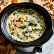 Crockpot Spinach Artichoke Dip