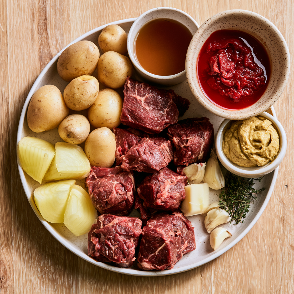 Crockpot Steak and Potatoes Ingredients