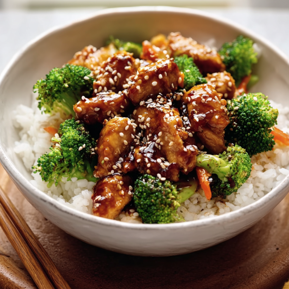 Crockpot Teriyaki Chicken-Serving Suggestions