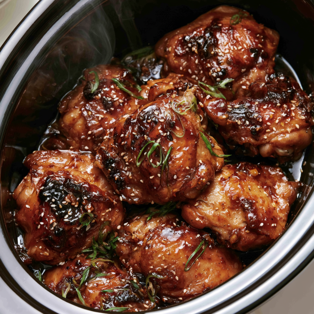 Crockpot Teriyaki Chicken Thighs