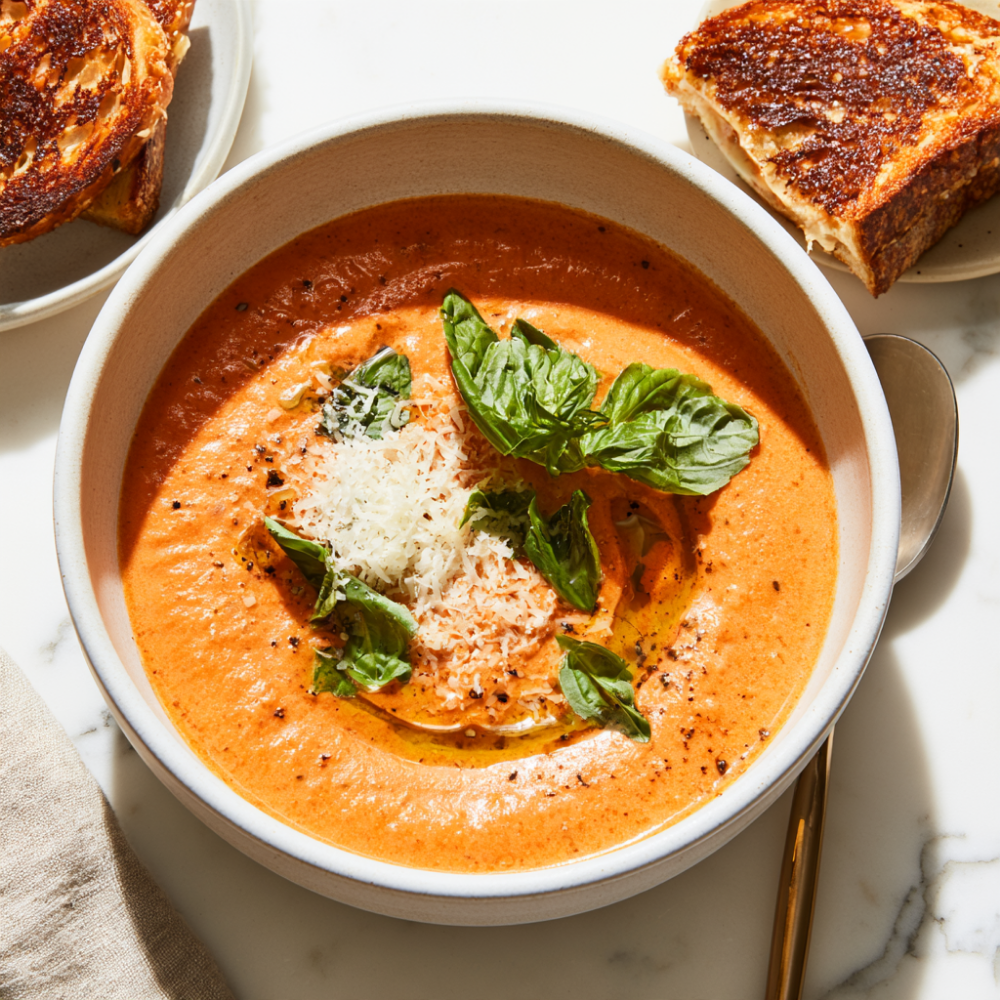 Crockpot Tomato Soup Recipe-Creamy