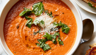 Crockpot Tomato Soup Recipe-Served
