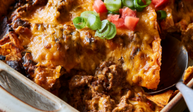 Doritos Casserole with Ground Beef (High Protein)