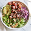Easy Homemade Poke Bowl-with spicy mayo
