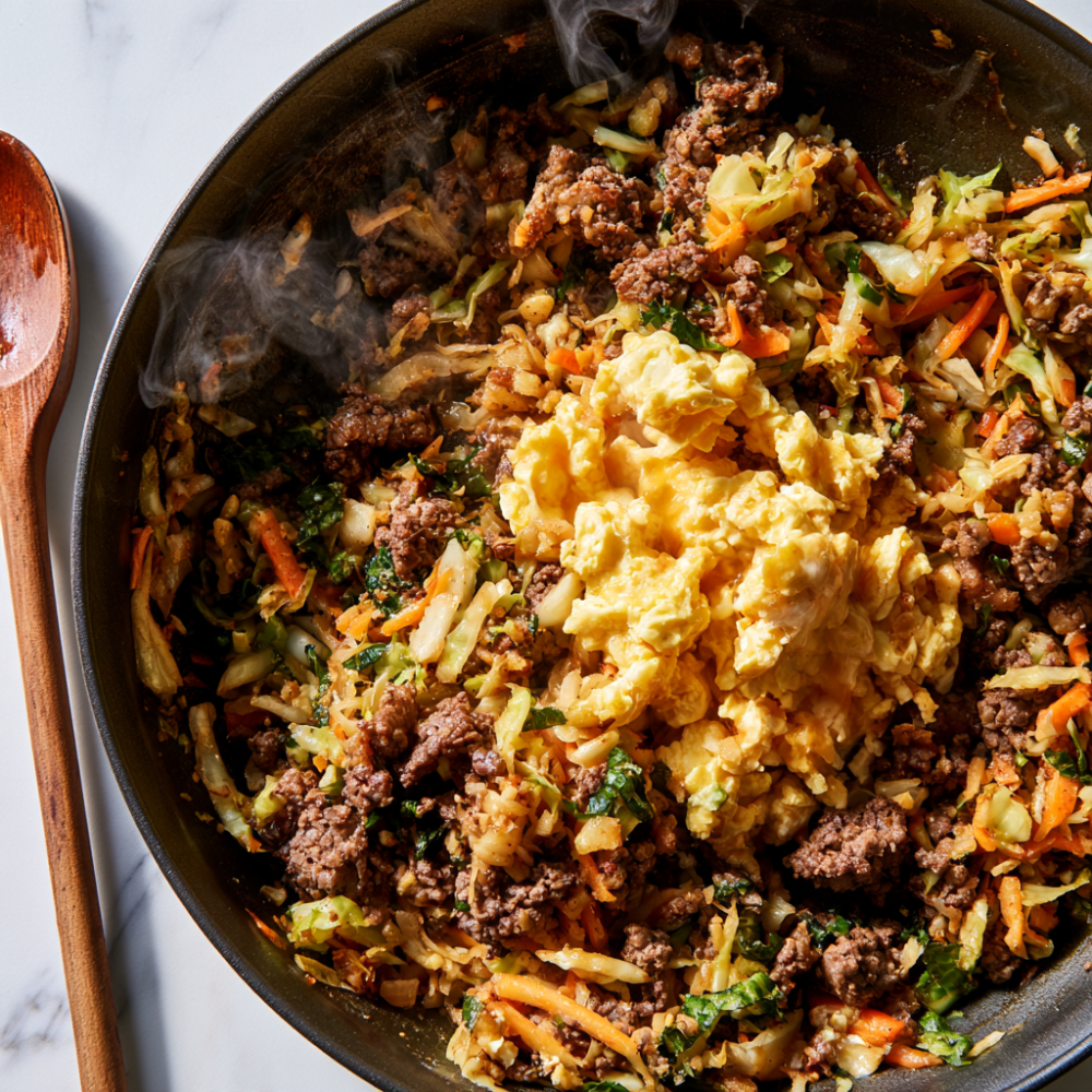 Egg Roll In A Bowl -Cast Iron