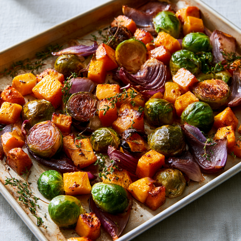 Fall Harvest Pasta Salad-Roasted Vegetables