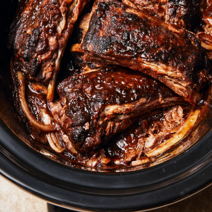 Fall-Off-the-Bone Crockpot Ribs
