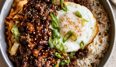 Ground Beef Bulgogi Bowls