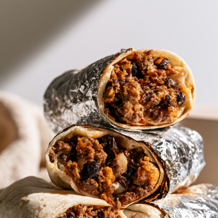 Ground Beef Burritos