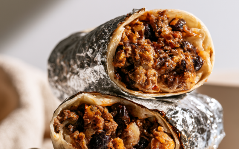 Ground Beef Burritos