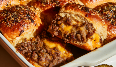 Ground Beef Sliders-party food