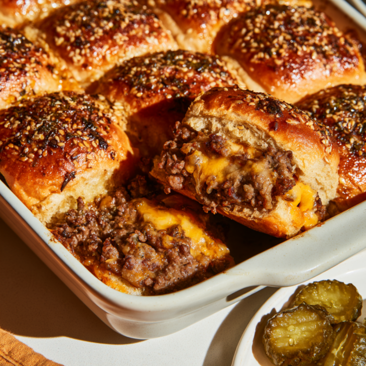 Ground Beef Sliders-party food