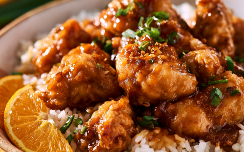 Healthy Baked Orange Chicken Recipe