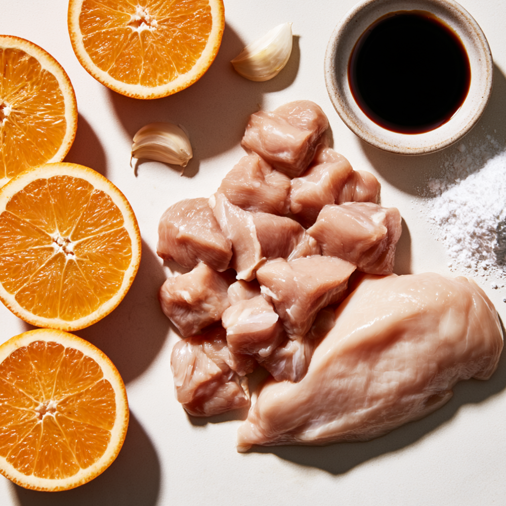 Healthy Baked Orange Chicken Recipe ingredients