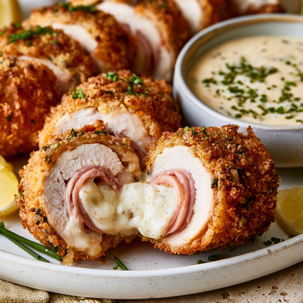 Healthy Chicken Cordon Bleu Serving Suggestions
