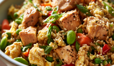 Healthy Chicken Fried Rice bowl