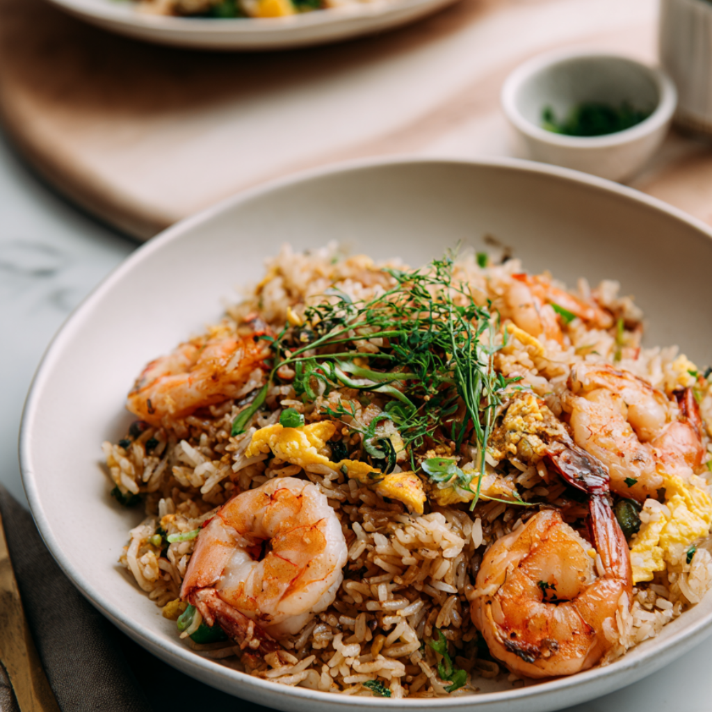 Healthy Shrimp Fried Rice - Fried Rice Variation
