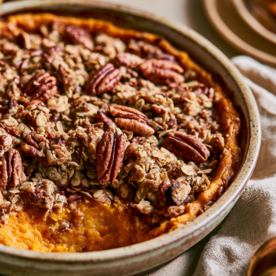 Healthy Sweet Potato Casserole