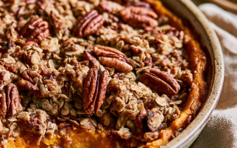 Healthy Sweet Potato Casserole