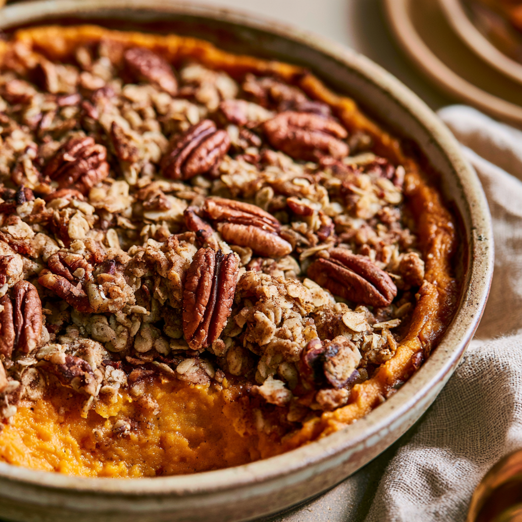Healthy Sweet Potato Casserole