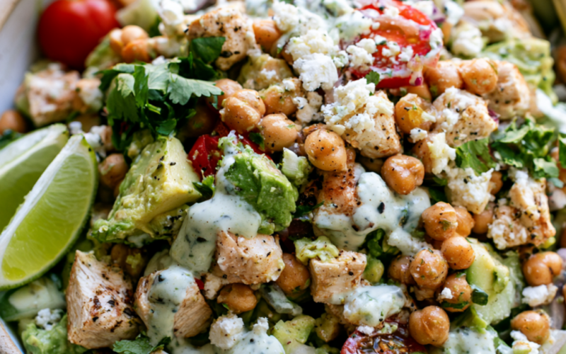 High-Protein Avocado Salad