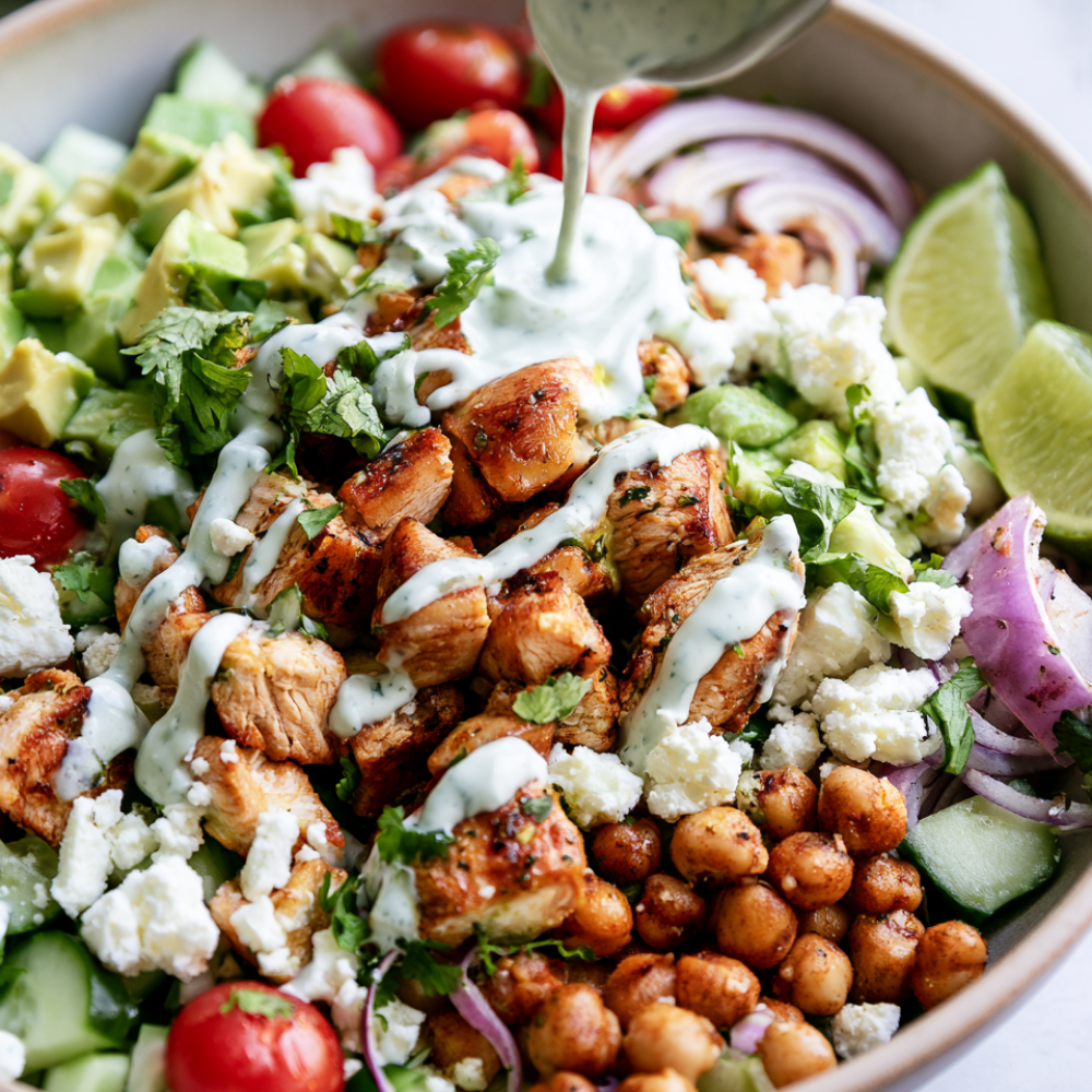 High-Protein Avocado Salad - Salad Dressing
