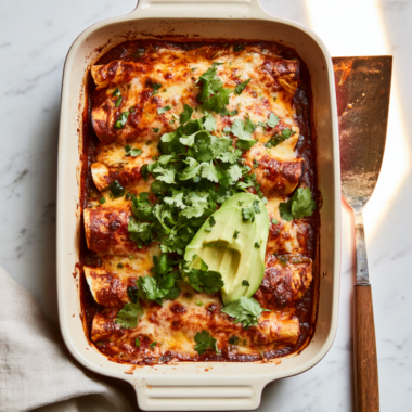 High-Protein Chicken Enchiladas