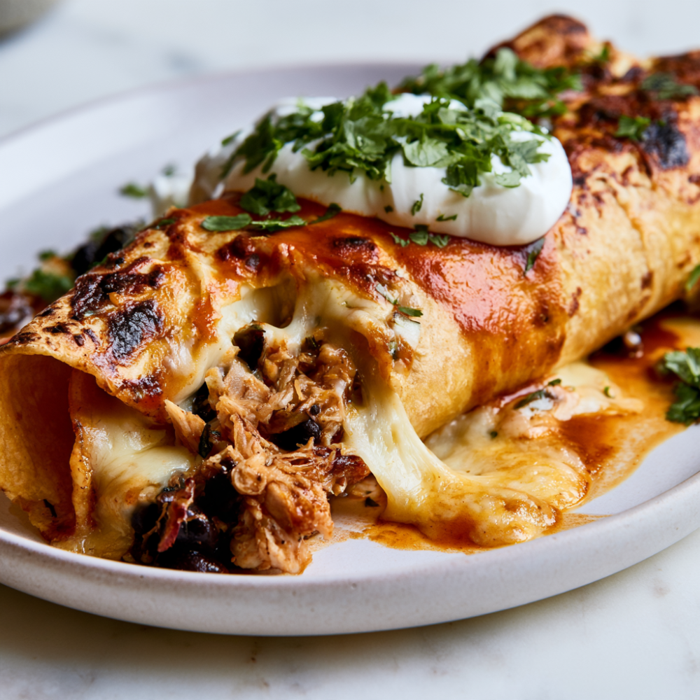 High-Protein Chicken Enchiladas