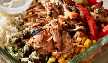 High-Protein Chicken Meal Prep Burrito Bowl-meal prep