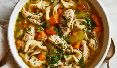 High-Protein Chicken Noodle Soup