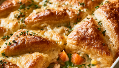 High-Protein Chicken Pot Pie Casserole