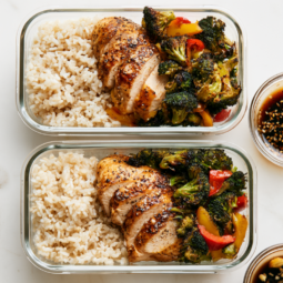 High-Protein Chicken and Rice Meal Prep