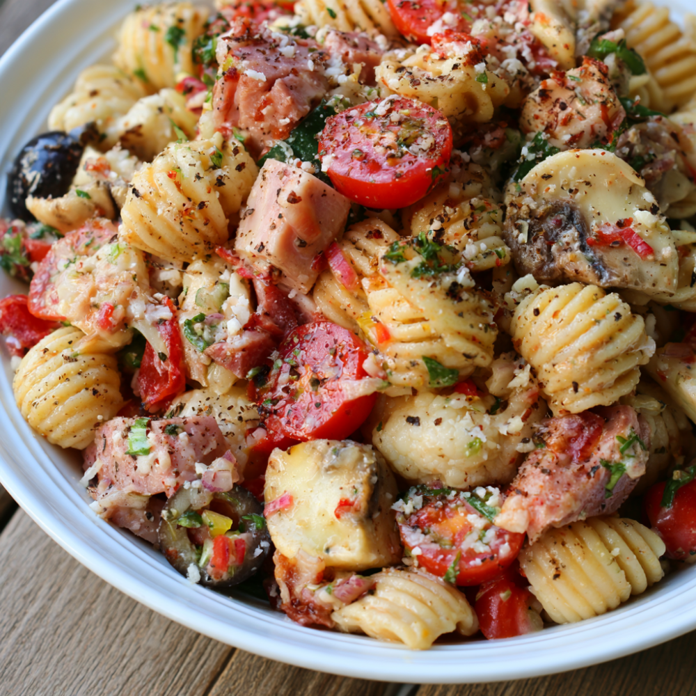 High-Protein Italian Pasta Salad variation