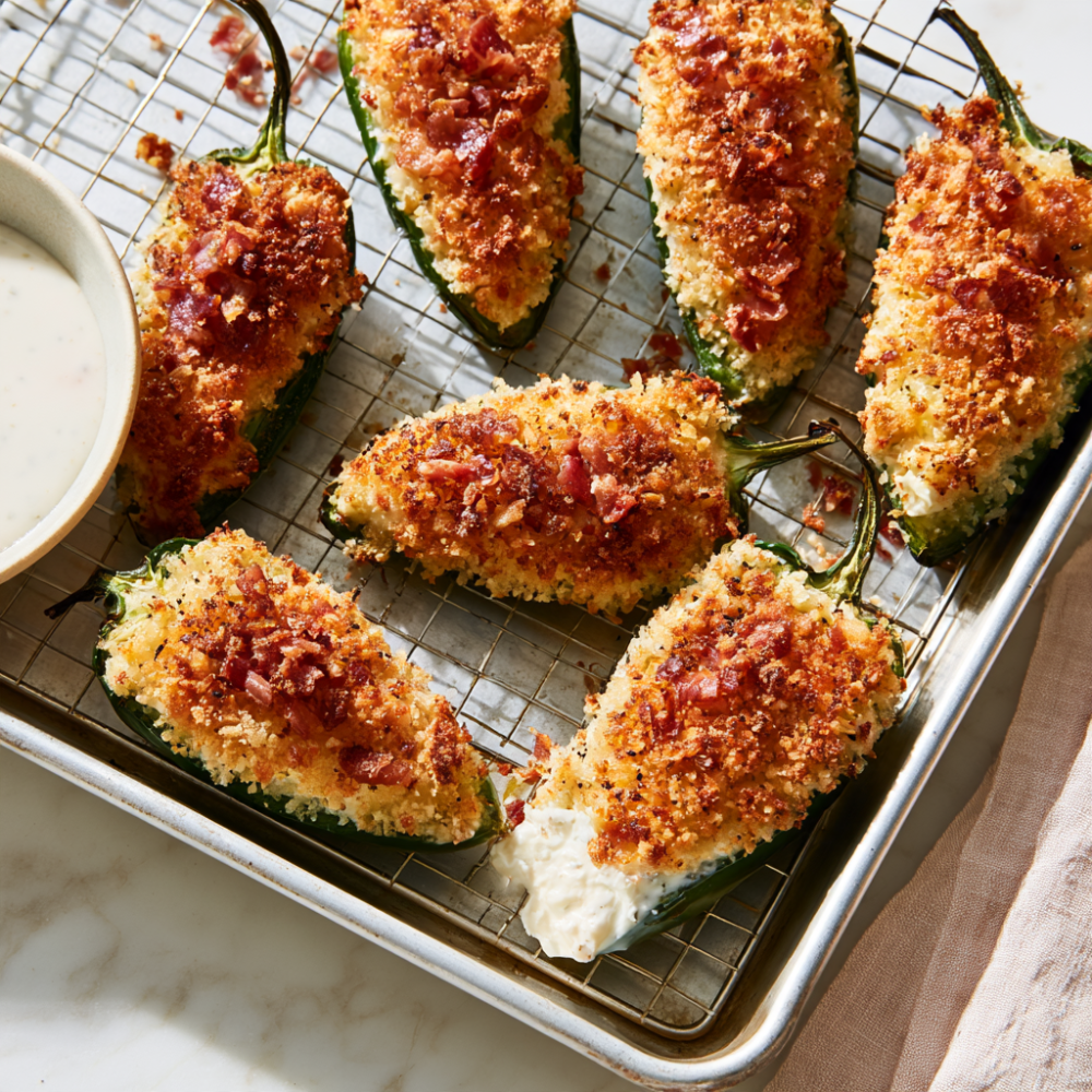 High-Protein Jalapeno Poppers with Cottage Cheese