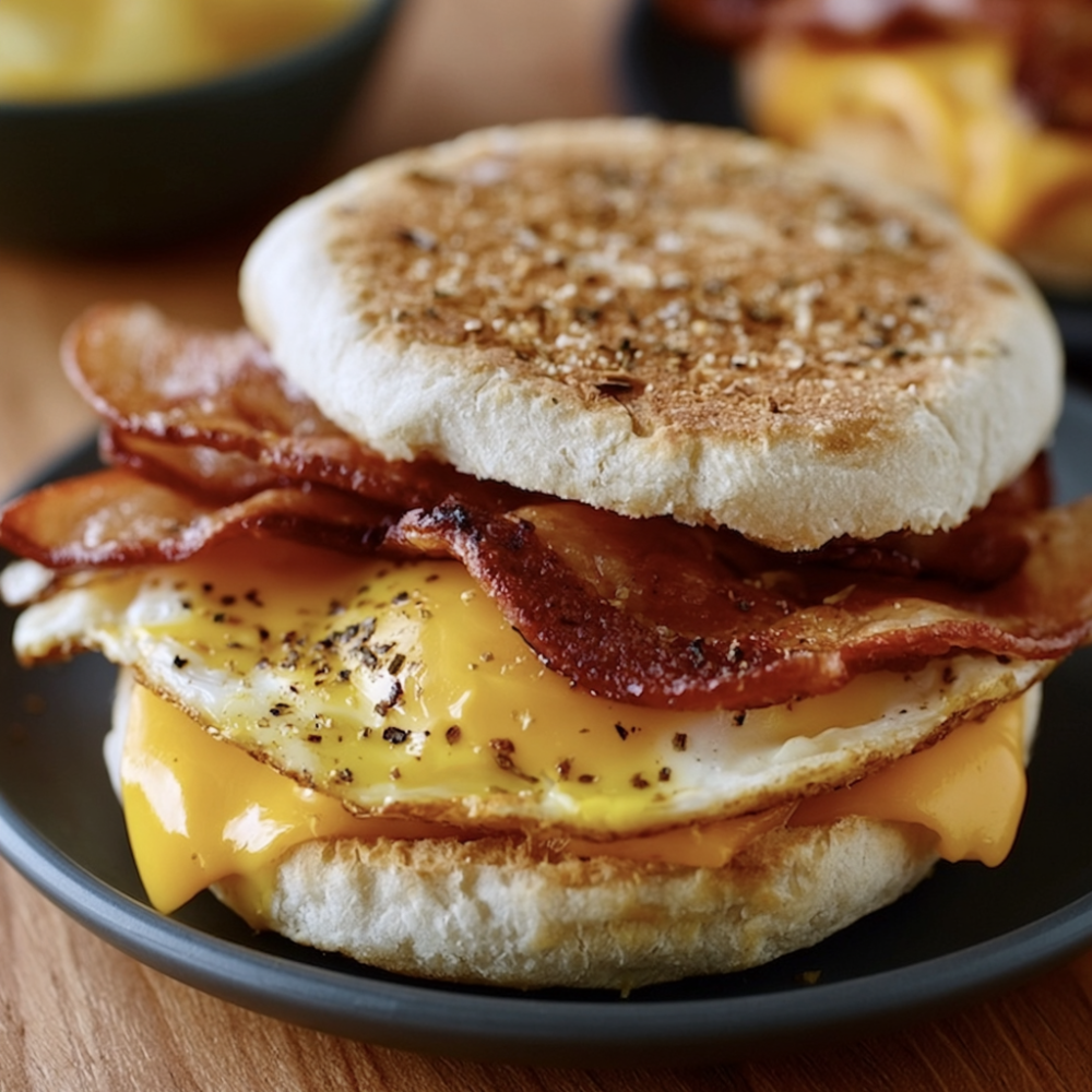 High-Protein Meal Prep Breakfast Sandwiches