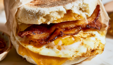 High-Protein Meal Prep Breakfast Sandwiches on the go