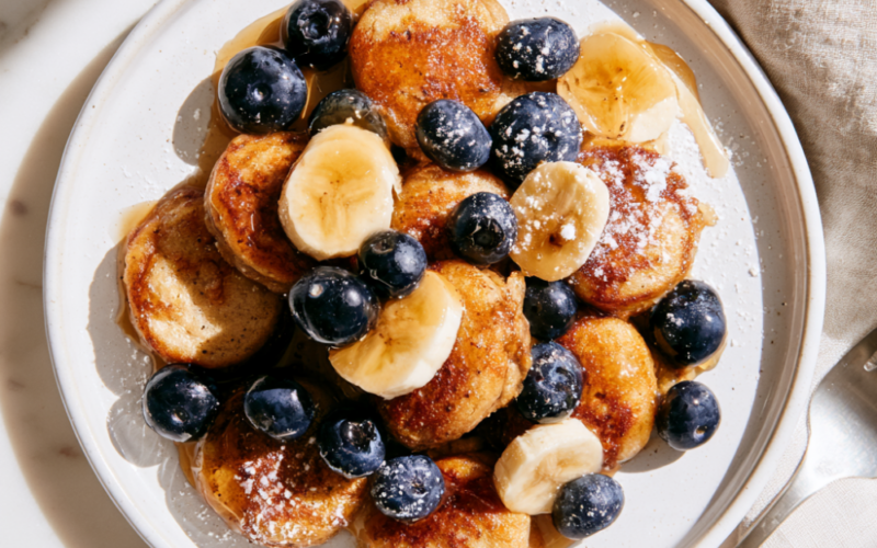High-Protein Mini Pancakes