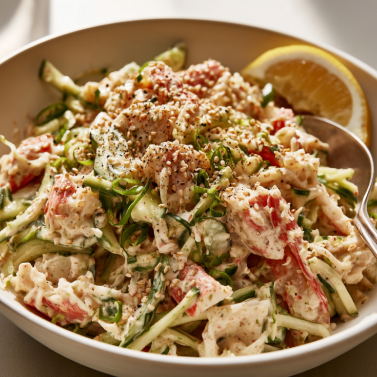 Japanese Crab Salad Recipe bowl
