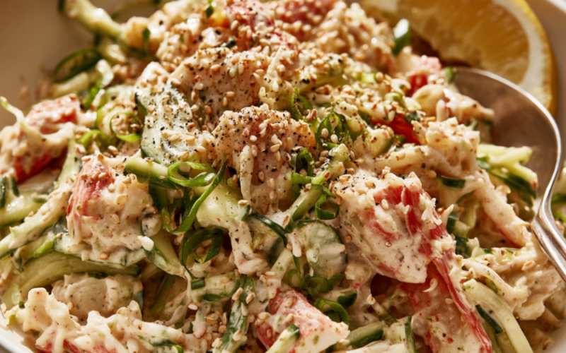 Japanese Crab Salad Recipe bowl