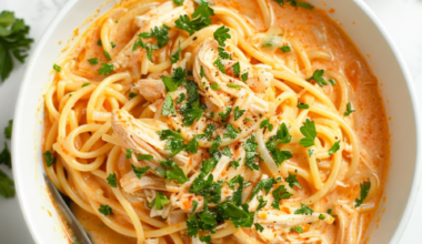 Kid-Approved Crockpot Chicken Spaghetti