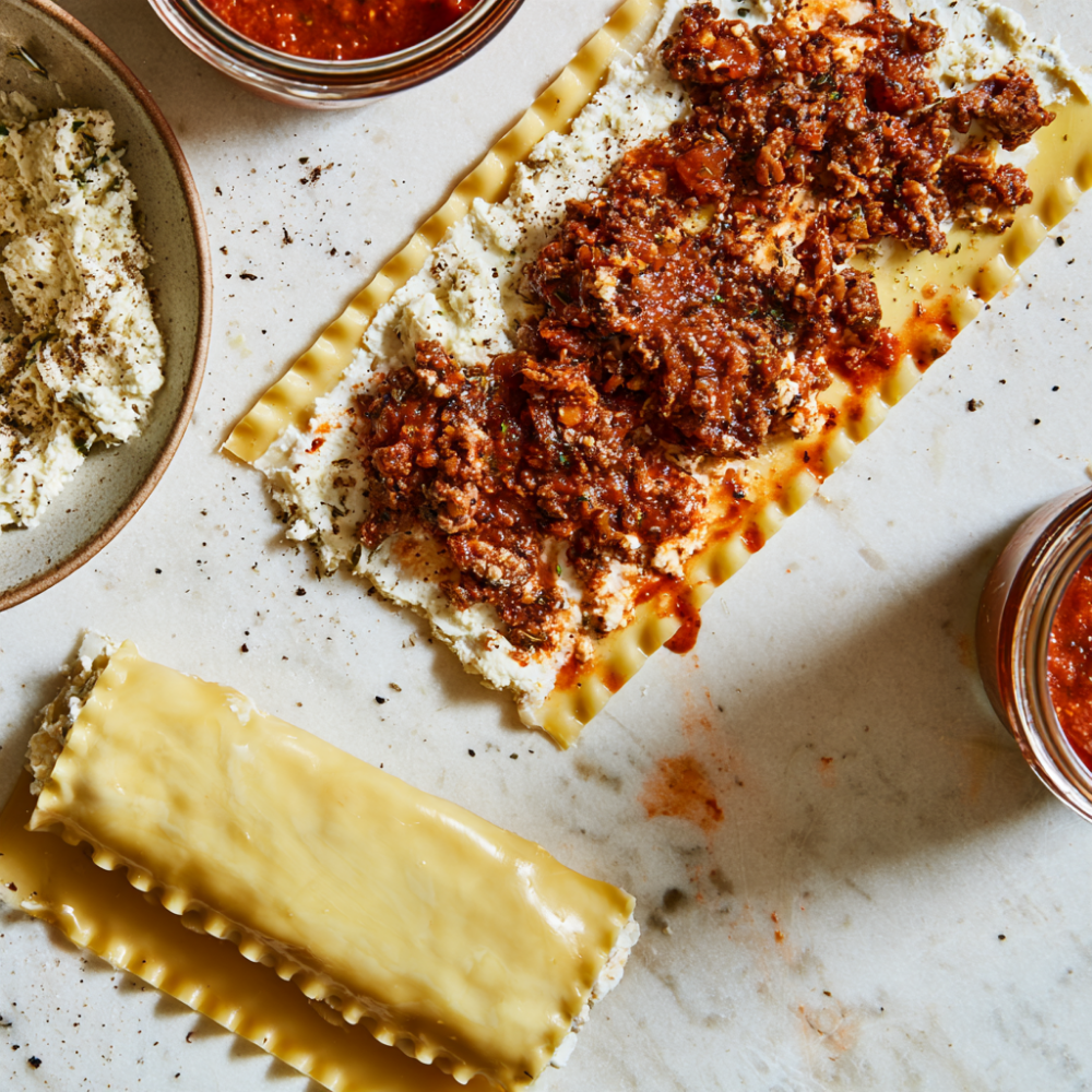 Lasagna Roll Ups Recipe-roling up