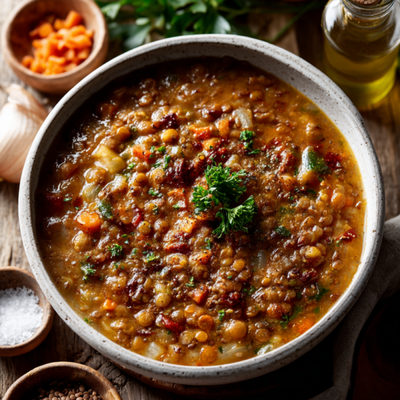 Lentil soup