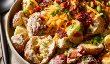 Loaded Baked Potato Salad-Crowd Pleasing