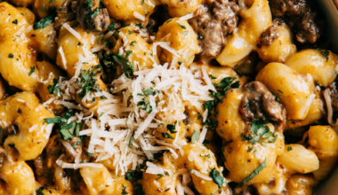 Mac and Cheese with Ground Beef