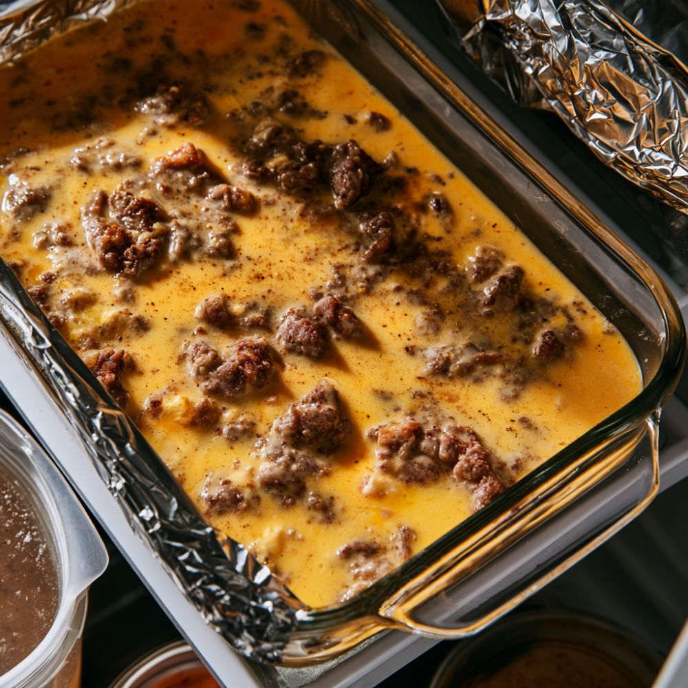 Make Ahead Breakfast Casserole-overnight