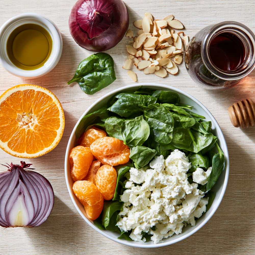 Mandarin Orange Salad with Cottage Cheese Ingredients
